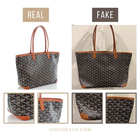 goyard saigon fake vs real|goyard bag vs real.